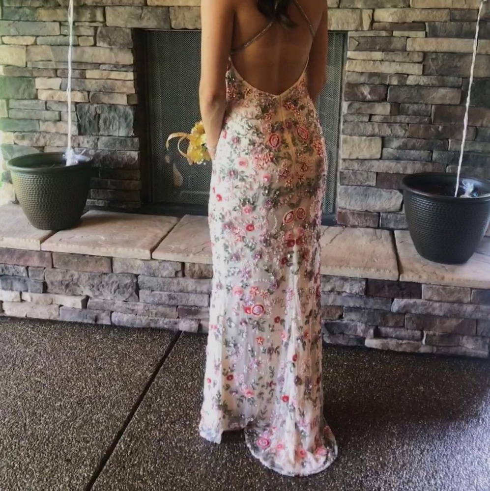 Primivera Couture beaded Prom Dress size 8